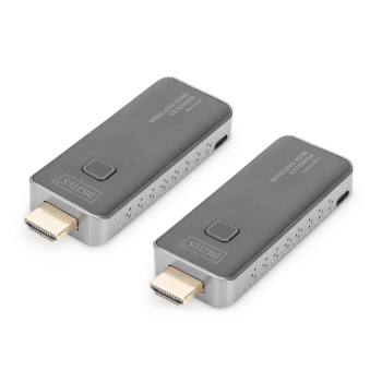 Przedłużacz/Extender DIGITUS HDMI bezprzewodowy 50m 1080p 60Hz FHD 5GHz, audio (zestaw)