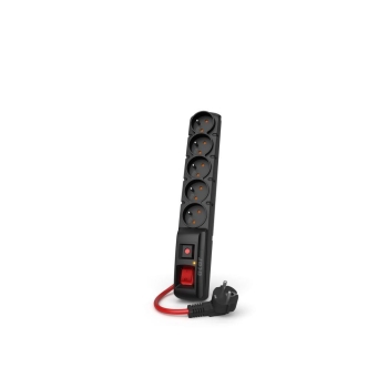 Listwa przeciwprzepięciowa Acar F5 POWER 1,5m czarna