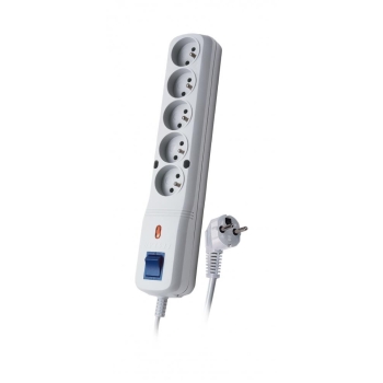 Listwa zasilająca Lestar LF-530WA 5+ 2,5m szara