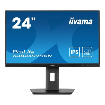 Monitor iiyama 23,8" ProLite XUB2497HSN-B2 IPS FHD 100Hz HDMI 2xDP HUB RJ-45 głośniki