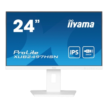 Monitor iiyama 23,8" ProLite XUB2497HSN-W2 IPS FHD 100Hz HDMI 2xDP HUB RJ-45 głośniki