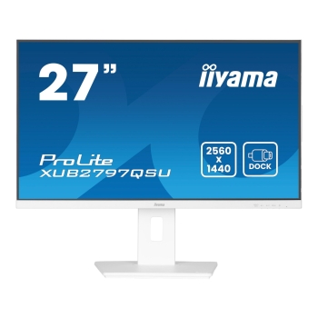 Monitor iiyama 27" ProLite XUB2797QSU-W2 IPS QHD 100Hz HDMI DP HUB głośniki