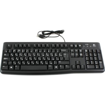 Klawiatura przewodowa Logitech K120 USB cyrylica czarna