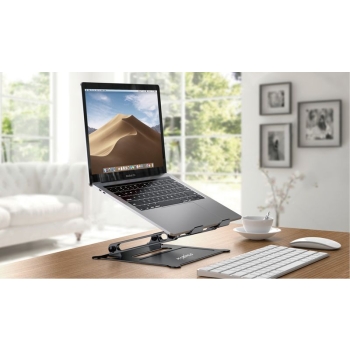 MAXXIMUS FOLD PRO LAPTOP STAND GRAY/SZARY, regulowana podstawka