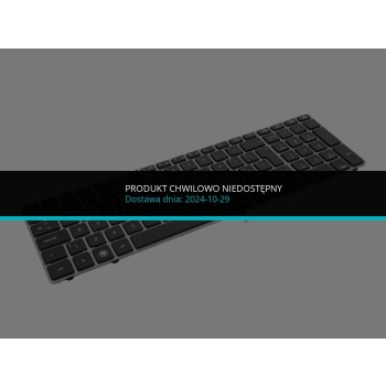 Klawiatura laptopa do HP EliteBook 8560P, 8570P srebrna (trackpoint)