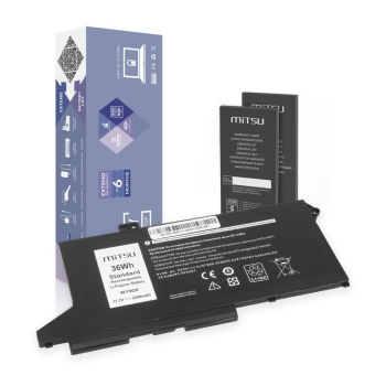 Bateria Mitsu do Dell Latitude 5420, 5520, Precision 3560 - 11.1V