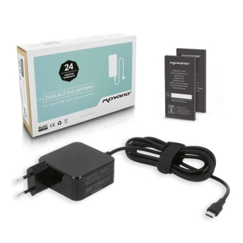 Zasilacz Movano 45W USB type C USB-C (black)