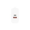 Ładowarka Movano GaN 20W USB-C PD + USB-A (white)