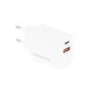 Ładowarka Movano GaN 30W USB-C PD + USB-A (white)