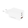 Ładowarka Movano GaN 65W 2x USB-C PD + USB-A (white)