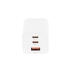 Ładowarka Movano GaN 65W 2x USB-C PD + USB-A (white)