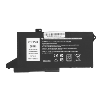 Bateria Mitsu do Dell Latitude 5420, 5520, Precision 3560 - 11.1V