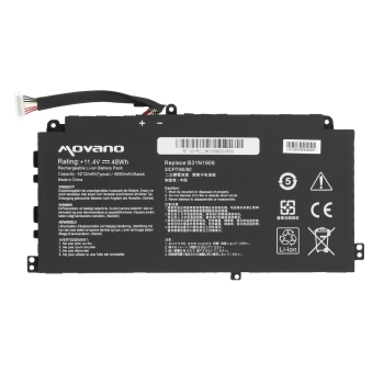 Bateria Movano do Asus ExpertBook B2 B2402CBA, P2451F