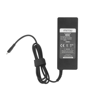 Zasilacz Mitsu 87W USB type C USB-C (black)
