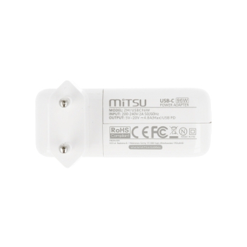 Zasilacz Mitsu 96W USB type C USB-C (white)