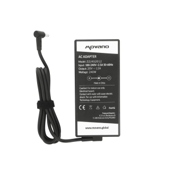 Zasilacz Movano 20v 12a (6.0x3.7 pin) 240W do Asus