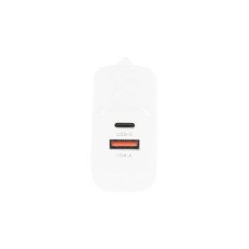 Ładowarka Movano GaN 20W USB-C PD + USB-A (white)