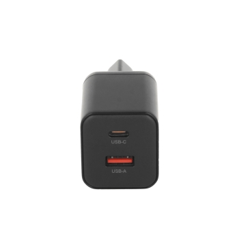 Ładowarka Movano GaN 45W USB-C PD + USB-A (black)