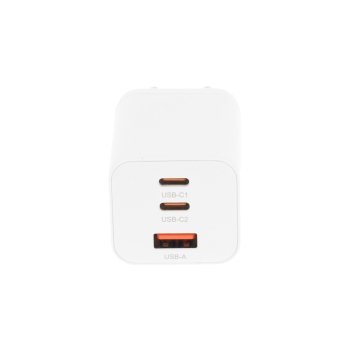 Ładowarka Movano GaN 65W 2x USB-C PD + USB-A (white)