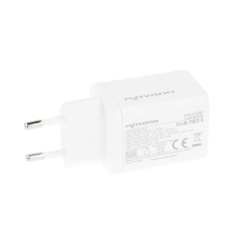 Ładowarka Movano GaN 65W 2x USB-C PD + USB-A (white)