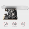 AXAGON PCES-SJ2 kontroler PCIe 2x SATA 6G JMB582