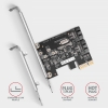 AXAGON PCES-SJ2 kontroler PCIe 2x SATA 6G JMB582