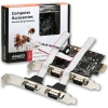 Axagon PCEA-S4N PCIe x1 kontroler 4x RS232 DB9 COM