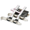 Axagon PCEA-S4N PCIe x1 kontroler 4x RS232 DB9 COM