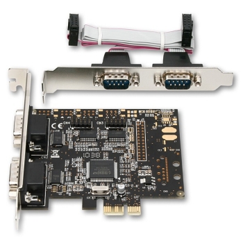 Axagon PCEA-S4N PCIe x1 kontroler 4x RS232 DB9 COM