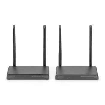 Przedłużacz/Extender DIGITUS KVM HDMI+USB bezprzewodowy 150m UHD 4K60Hz (zestaw)