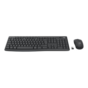 Zestaw bezprzewodowy klawiatura + mysz Logitech MK370 Combo for Business grafitowy