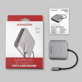 Axagon CRE-S3C czytnik zewnętrzny kart USB-C