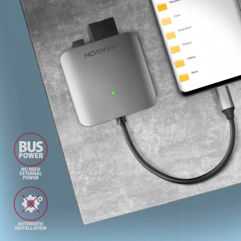 Axagon CRE-S3C czytnik zewnętrzny kart USB-C