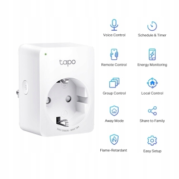 Tp-Link WiFi Tapo P110 gniazdko z kontrolą zużycia