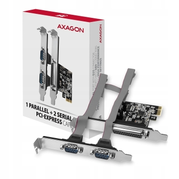Axagon PCEA-PSN kontroler PCI-Ex 2x COM + 1x LPT
