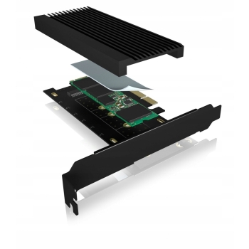 ICYBOX IB-PCI208-HS adapter PCIex na M.2 SSD NVMe