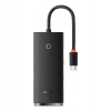 BASEUS WKQX030301 adaper hub rozdzielacz z USB-C na 4x USB 3.0 kabel 25 cm