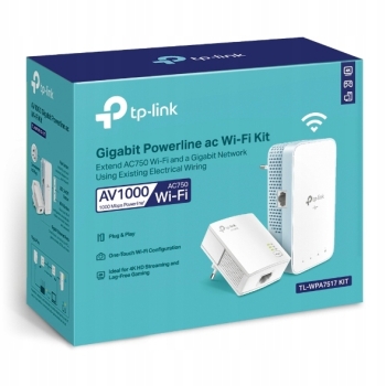 Transmiter sieciowy TP-Link TL-WPA7517 KIT powerline 1000 Mbit/s