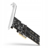 Axagon PCES-SA4M2 kontroler PCIe 2x SATA 2x M.2