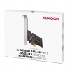 Axagon PCES-SA4M2 kontroler PCIe 2x SATA 2x M.2