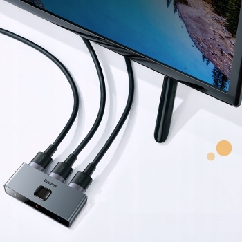 Baseus CAHUB-BC0G Switcher splitter przełącznik HDMI