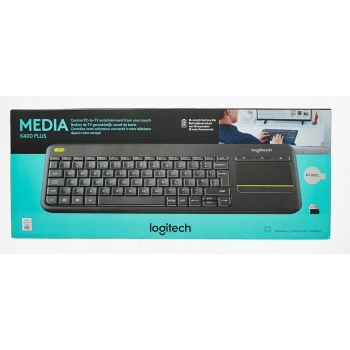 Klawiatura z touchpadem Logitech K400 Plus Wireless Touch Keyboard