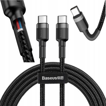 Baseus Cafule kabel USB-C PD 2.0 QC 3.0 60W 1m